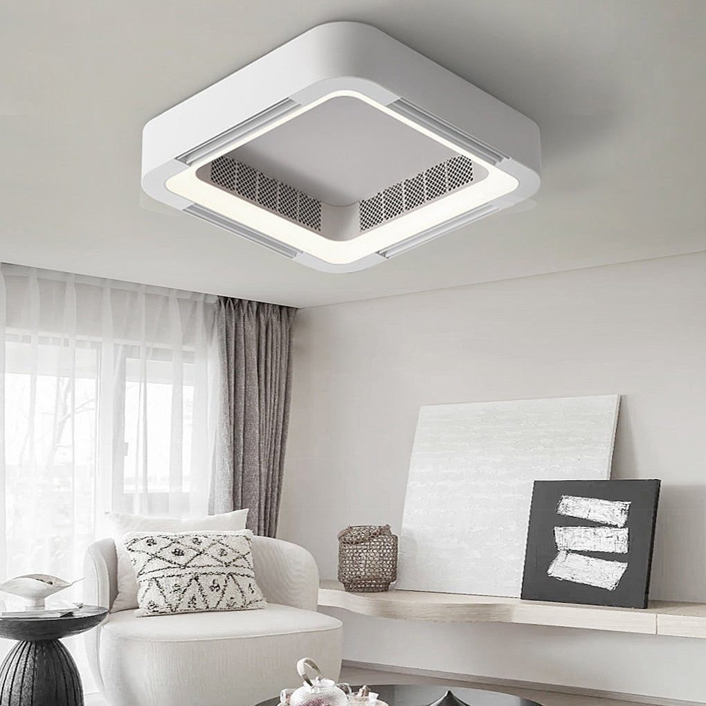Elegant Bladeless Ceiling Fan | Modern Design & LED Lighting 2