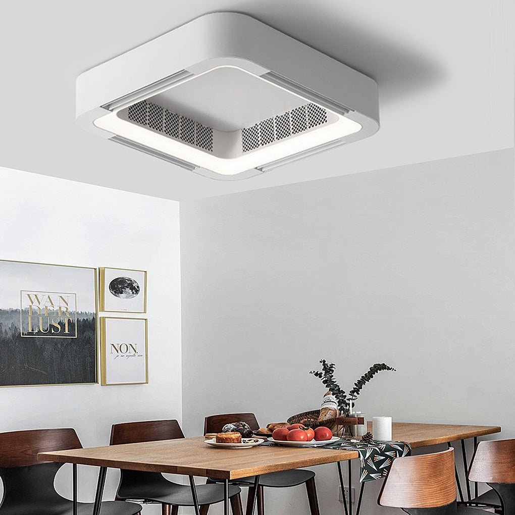 Elegant Bladeless Ceiling Fan | Modern Design & LED Lighting 3