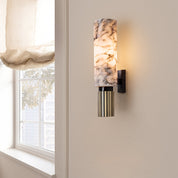 Elegant Copper Wall Light | Unique Marble Sconce Design 2