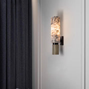 Elegant Copper Wall Light | Unique Marble Sconce Design 3
