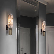 Elegant Copper Wall Light | Unique Marble Sconce Design 5