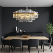 Elegant Crystal Chandelier | Modern Design & Adjustable Height 1