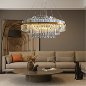 Elegant Crystal Chandelier | Modern Design & Adjustable Height 2
