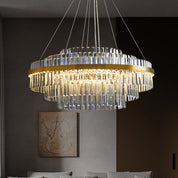 Elegant Crystal Chandelier | Modern Design & Adjustable Height 4