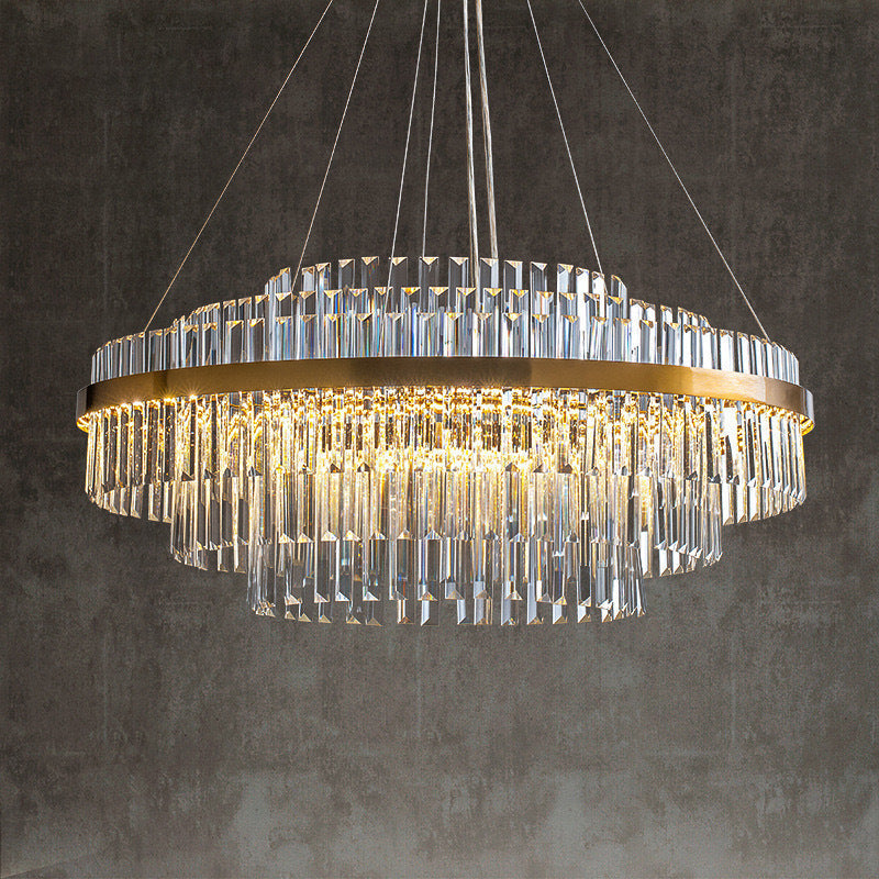 Elegant Crystal Chandelier | Modern Design & Adjustable Height 5