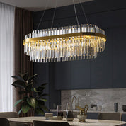 Elegant Crystal Chandelier | Modern Design & Adjustable Height 6