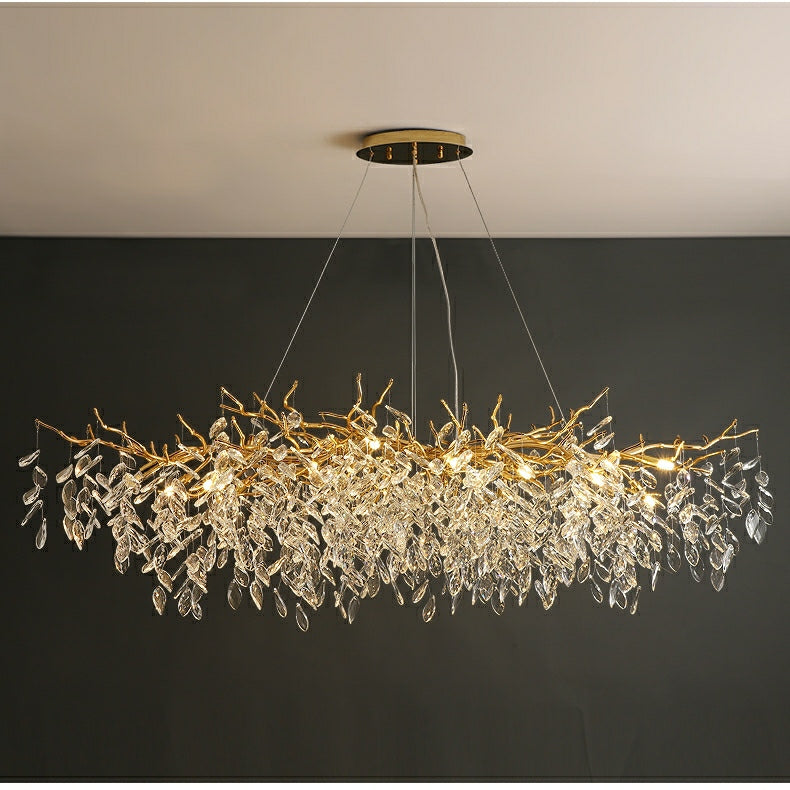 Elegant Crystal Chandelier | Modern Design & LED Lighting 0