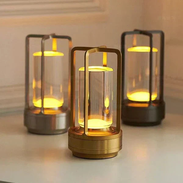 Elegant Crystal Table Lamp | Touch Control & USB Charging 2