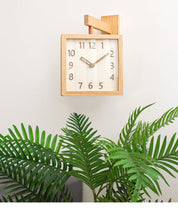 Elegant Dual-Sided Clock | Wooden & Analog 2