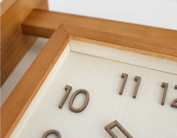 Elegant Dual-Sided Clock | Wooden & Analog 7
