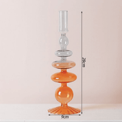Elegant Glass Candle Holder | Handmade Borosilicate Design & Temperature Resistant 2