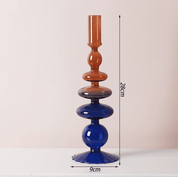 Elegant Glass Candle Holder | Handmade Borosilicate Design & Temperature Resistant 3