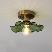 Elegant Glass Ceiling Light | Modern Design & Warm White LED 7
