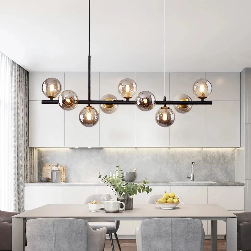 Elegant Glass Pendant Light | Modern Kitchen Pendant Lighting 2