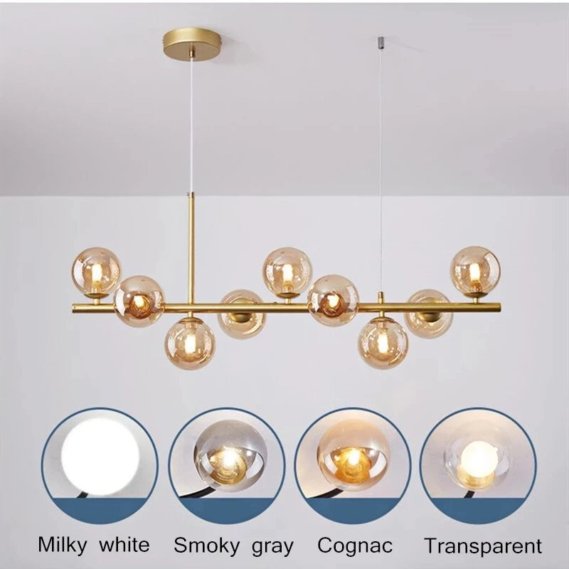 Elegant Glass Pendant Light | Modern Kitchen Pendant Lighting 6