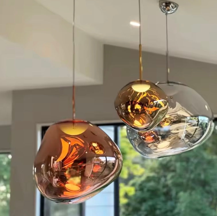 Elegant Glass Pendant Light | Scandinavian Kitchen Pendant Lighting 2