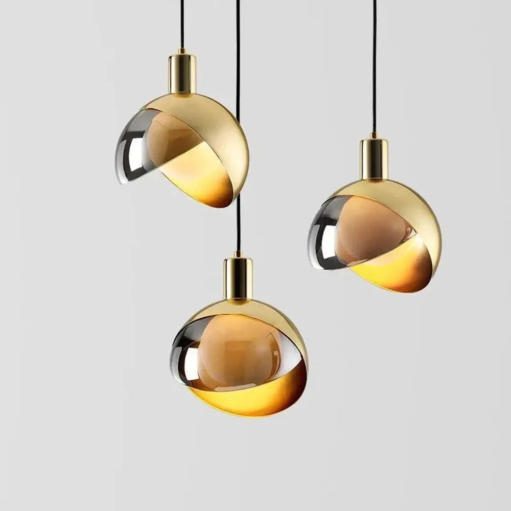 Elegant Glass Pendant Lights | Modern Kitchen Pendant Lighting 2