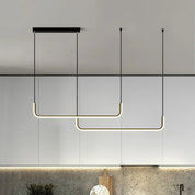 Elegant Gold Chandelier | Modern Design & Adjustable LED Lighting 0