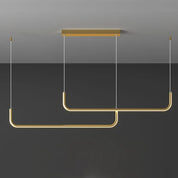 Elegant Gold Chandelier | Modern Design & Adjustable LED Lighting 3