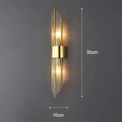 Elegant LED Wall Sconce | Gold Finish & Contemporary Design 10