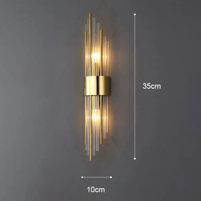 Elegant LED Wall Sconce | Gold Finish & Contemporary Design 10