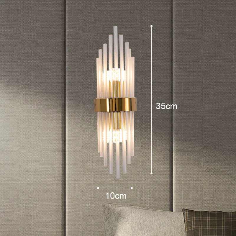 Elegant LED Wall Sconce | Gold Finish & Contemporary Design 2