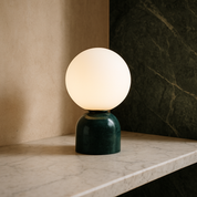 Elegant Marble Table Lamp | Soft Warm Glow | Bedside & Living Room Use 3