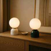 Elegant Marble Table Lamp | Soft Warm Glow | Bedside & Living Room Use 5
