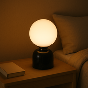 Elegant Marble Table Lamp | Soft Warm Glow | Bedside & Living Room Use 6