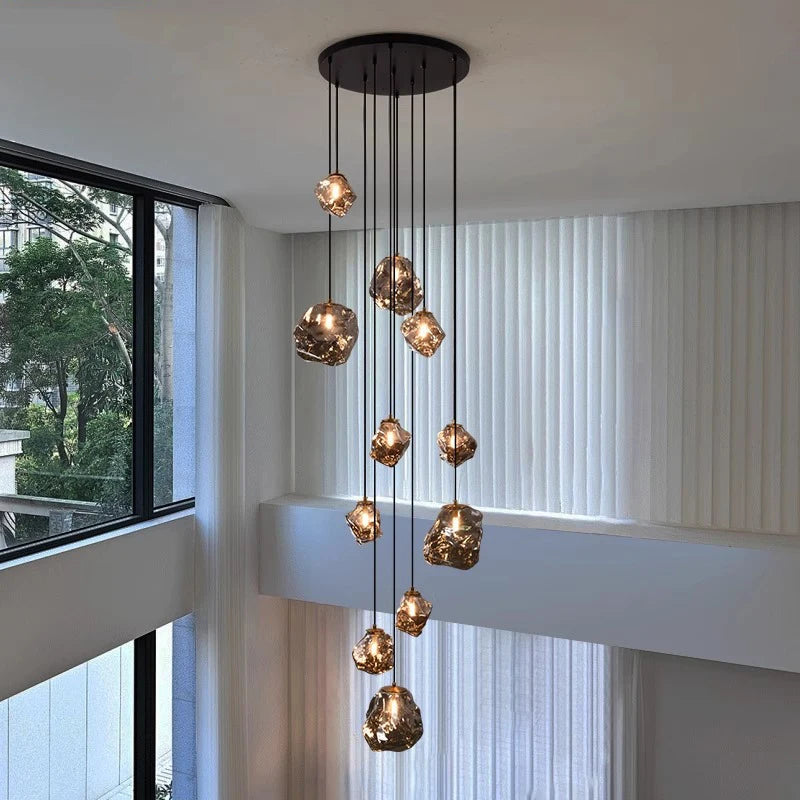 Elegant Modern Chandelier | Adjustable LED Lighting & Minimalist Design 1