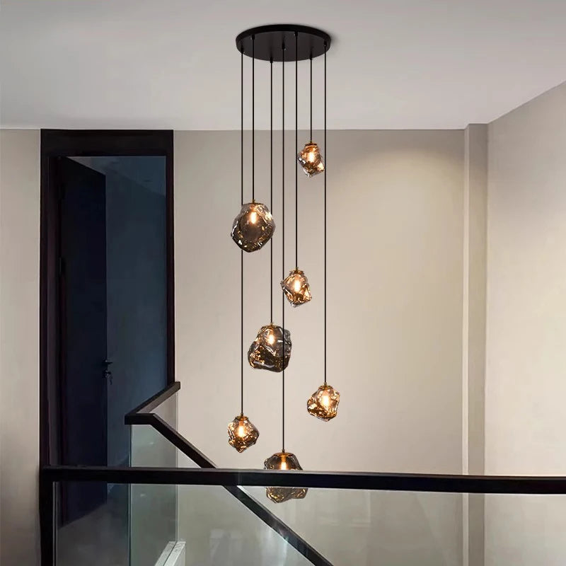 Elegant Modern Chandelier | Adjustable LED Lighting & Minimalist Design 2