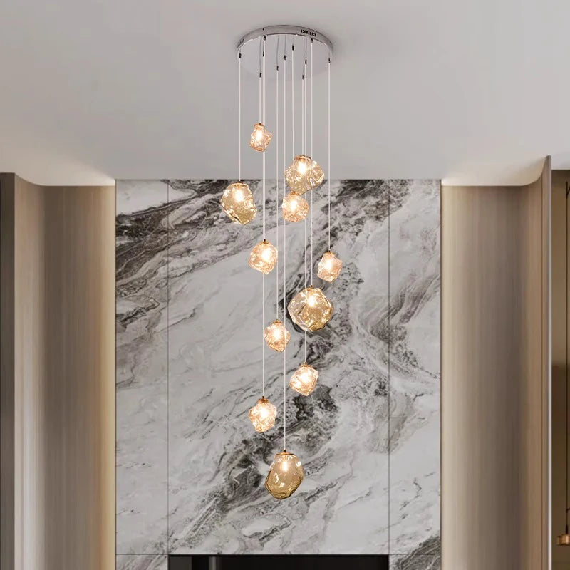 Elegant Modern Chandelier | Adjustable LED Lighting & Minimalist Design 3