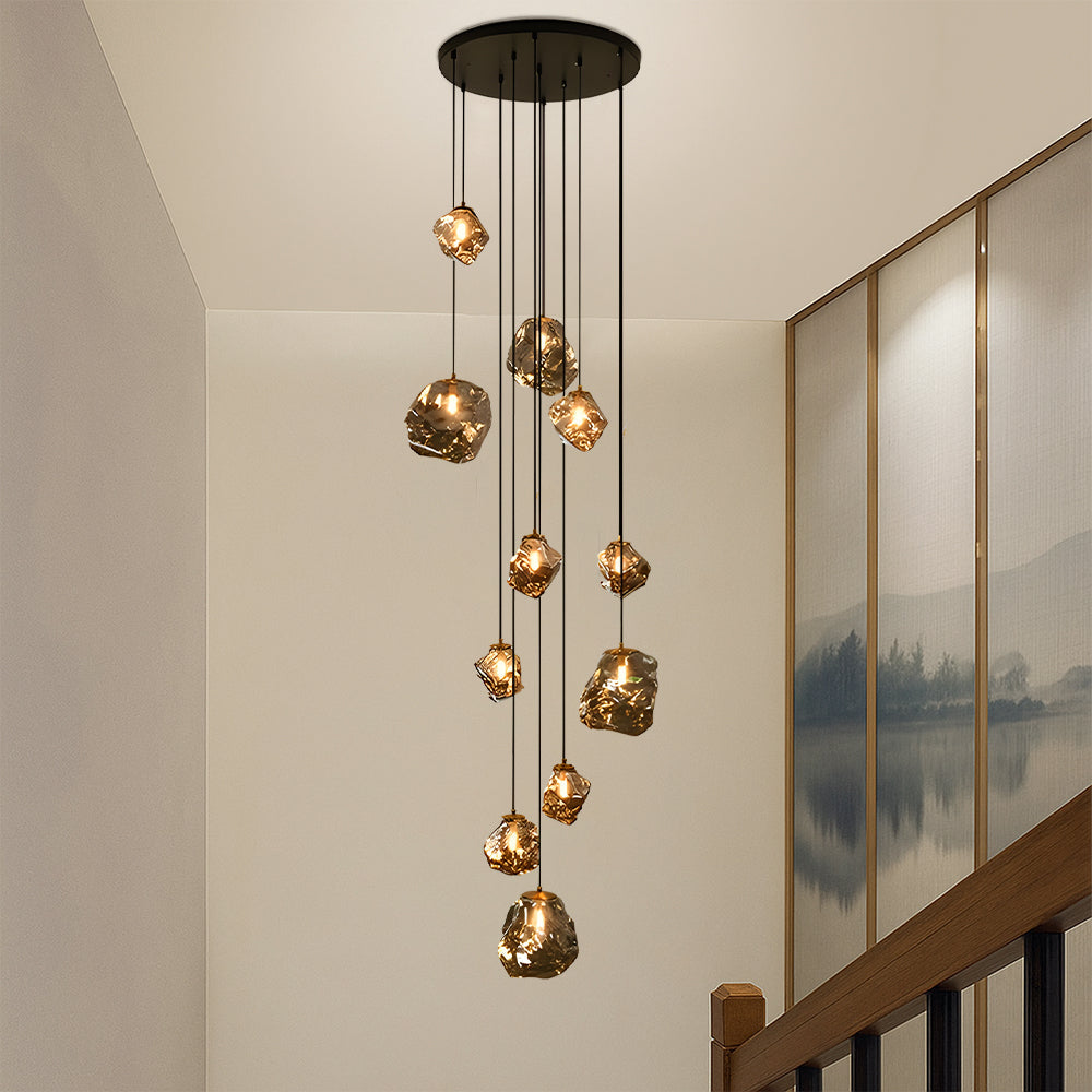 Elegant Modern Chandelier | Adjustable LED Lighting & Minimalist Design 4