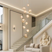 Elegant Modern Chandelier | Adjustable LED Lighting & Minimalist Design 5