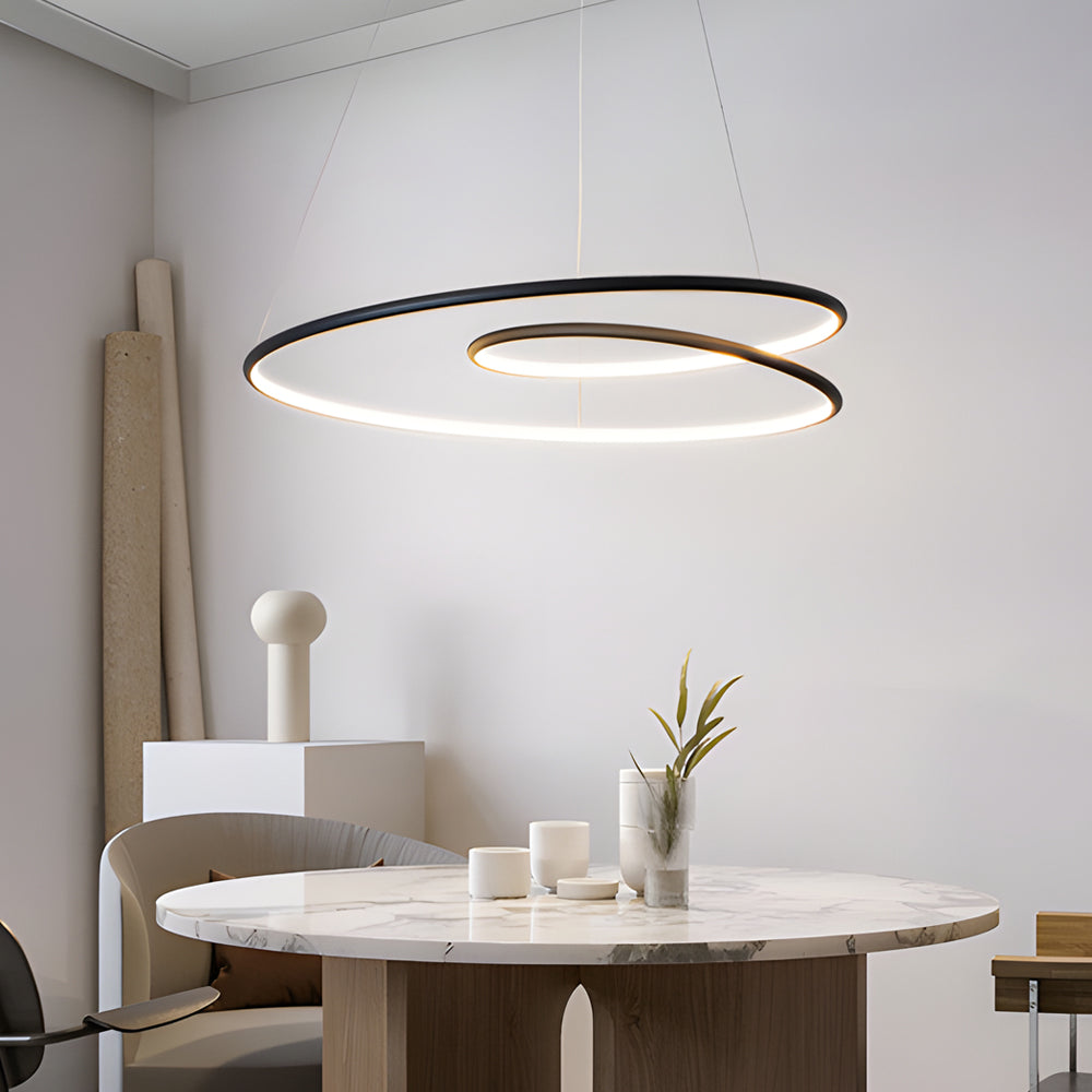 Elegant Modern Chandelier | Dimmable LED Dining Room Light 6
