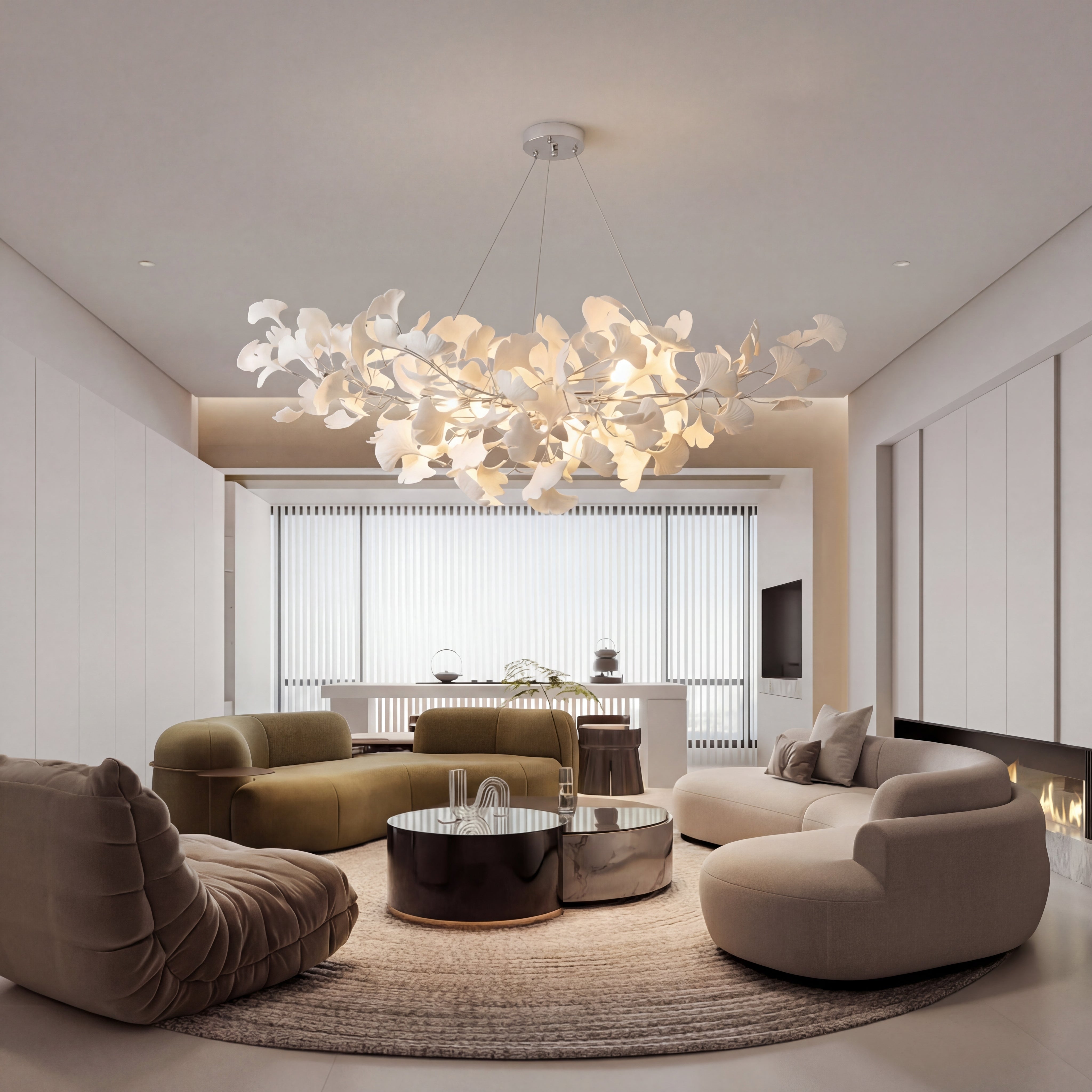Elegant Modern Chandelier | LED Dining Room Light 4