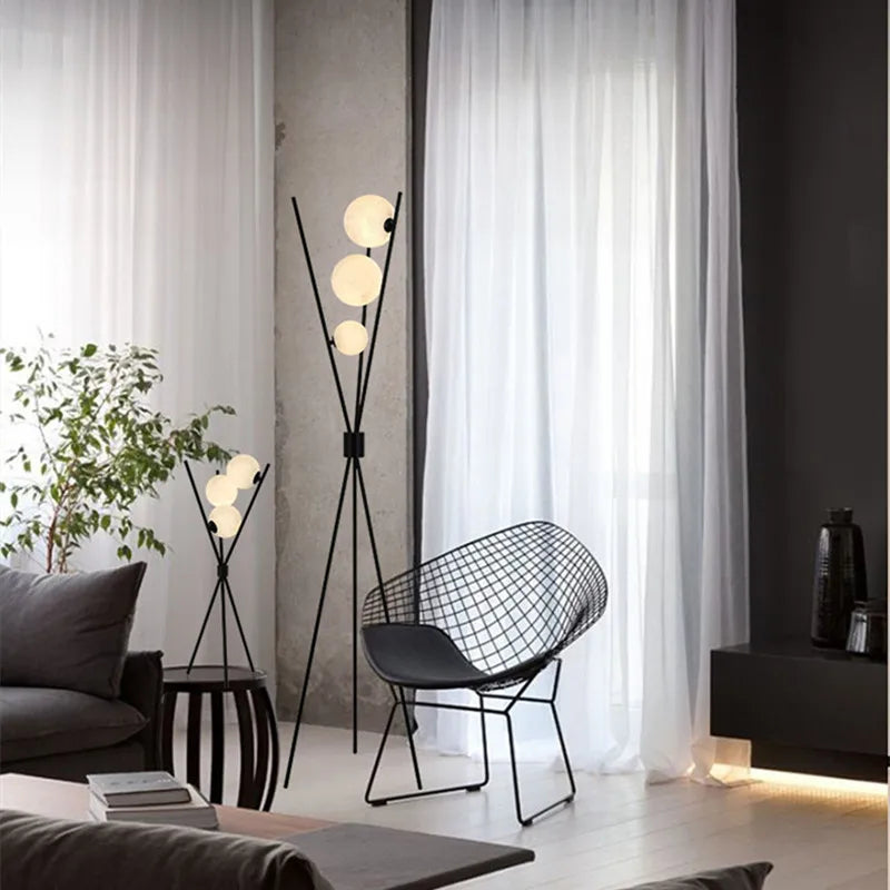 Elegant Modern Floor Lamp | Tripod Design for Living Room 1