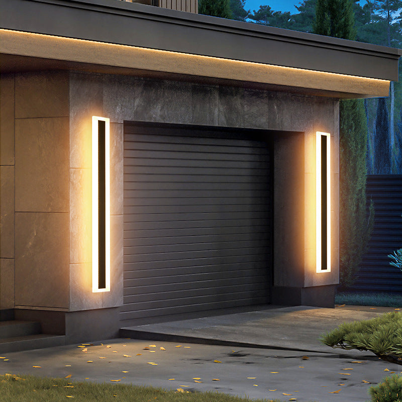Elegant Modern Outdoor Wall Light | LED & Waterproof Design 2
