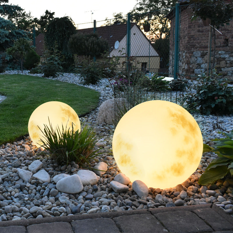 Elegant Solar Garden Light | LED Outdoor Moon Lamp 1