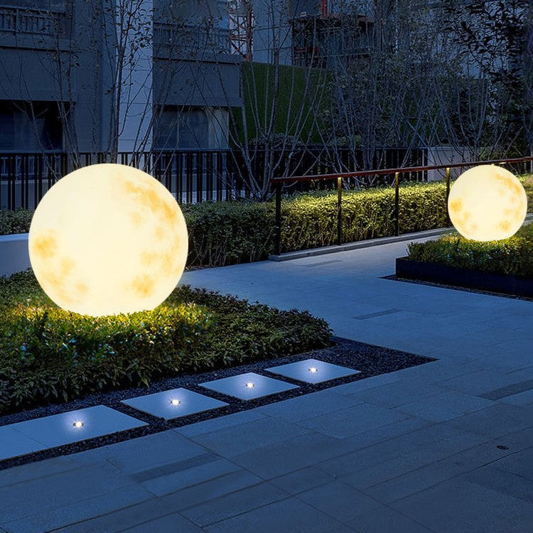 Elegant Solar Garden Light | LED Outdoor Moon Lamp 5