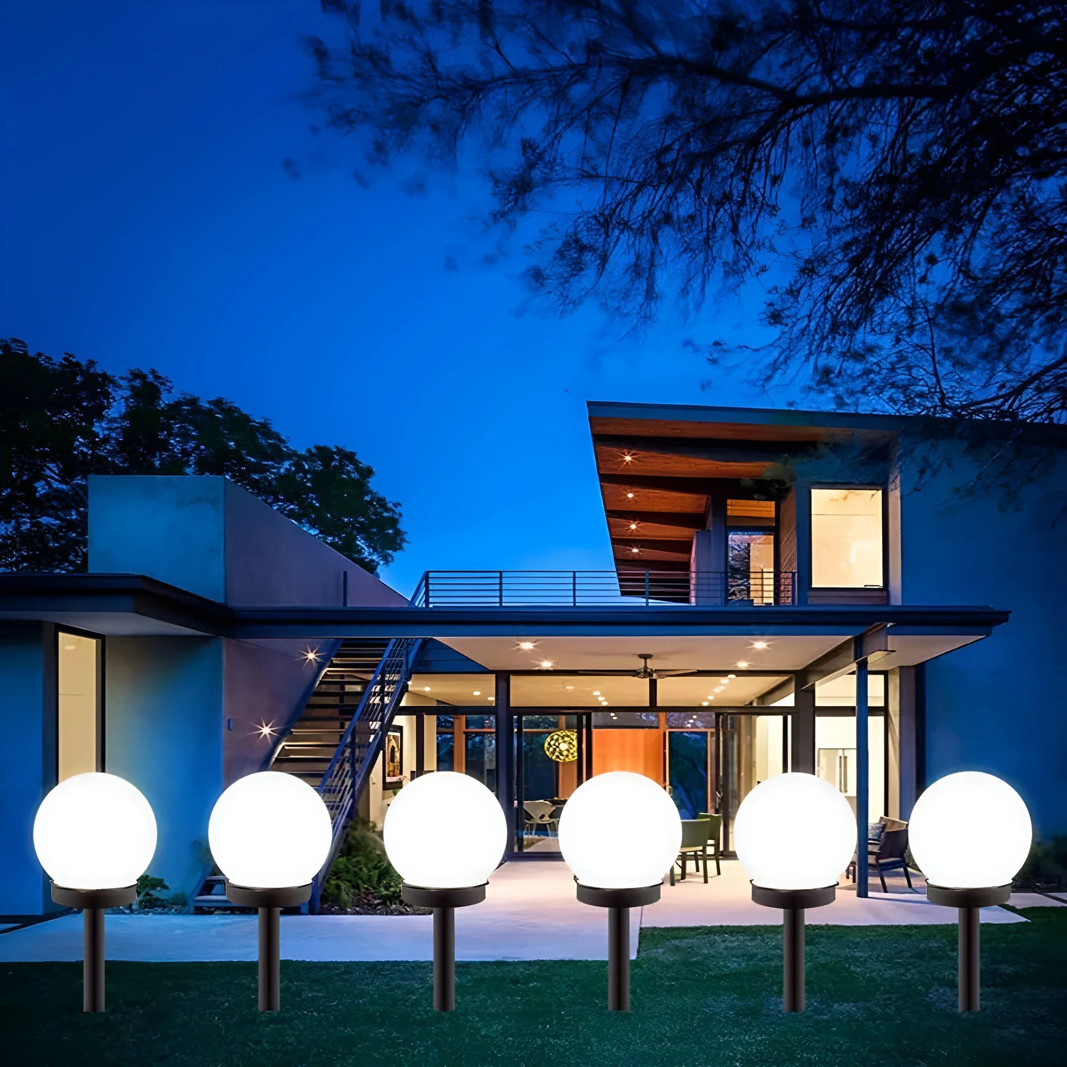 Elegant Solar Pathway Lights | Waterproof Garden Illumination 1