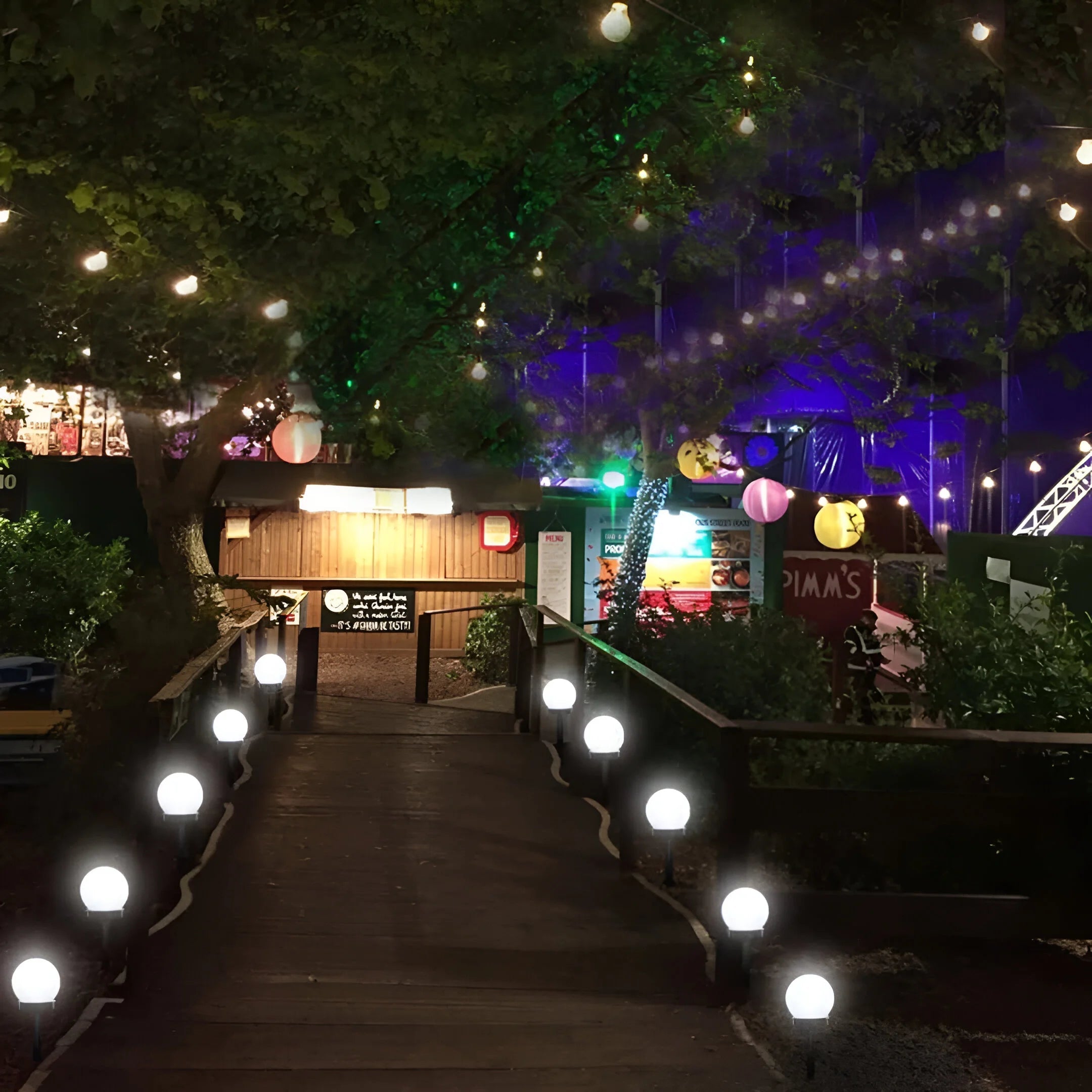 Elegant Solar Pathway Lights | Waterproof Garden Illumination 2