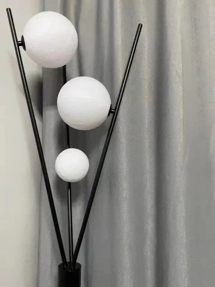 Elegant Tripod Floor Lamp | Modern 3D Moon Design for Living Room 3