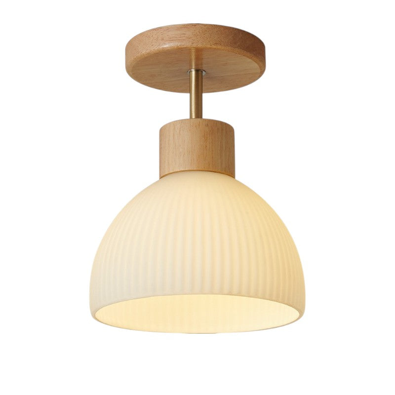 Elegant Wood Ceiling Light | Scandinavian & Japanese Design 4