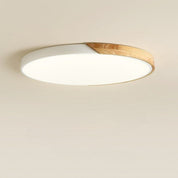 Elegant Wooden Ceiling Light Fixture | Minimalist Design & Soft LED Illumination 5