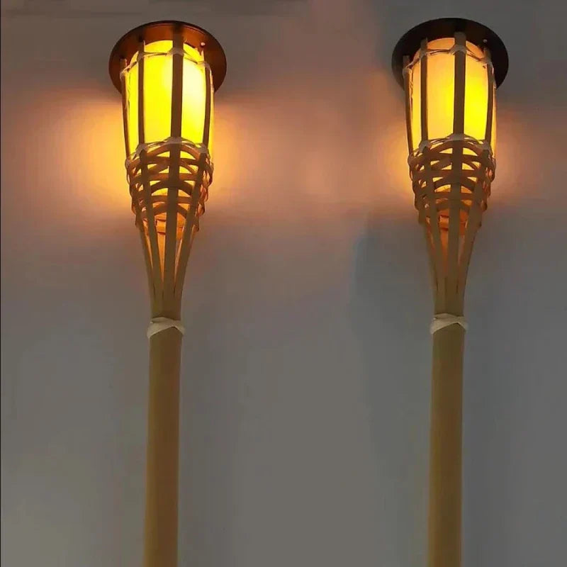Flame Effect Solar Lights | 5-Piece Outdoor Garden Lighting Set 1