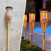 Flame Effect Solar Lights | 5-Piece Outdoor Garden Lighting Set 4