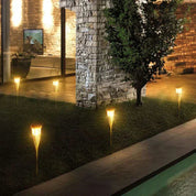 Flame Effect Solar Lights | 5-Piece Outdoor Garden Lighting Set 6