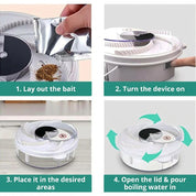 Fly Trap Indoor Silent Electric Insect Catcher Home Kitchen