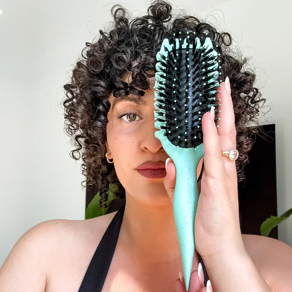 Frizz-Free Detangling Brush | Wet Hair Brush for Curls & Coils 0